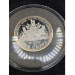 2013 Boxed silver piedfort crown 50gm