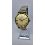 Gents Avia Olympic Gold Plated Watch W/O