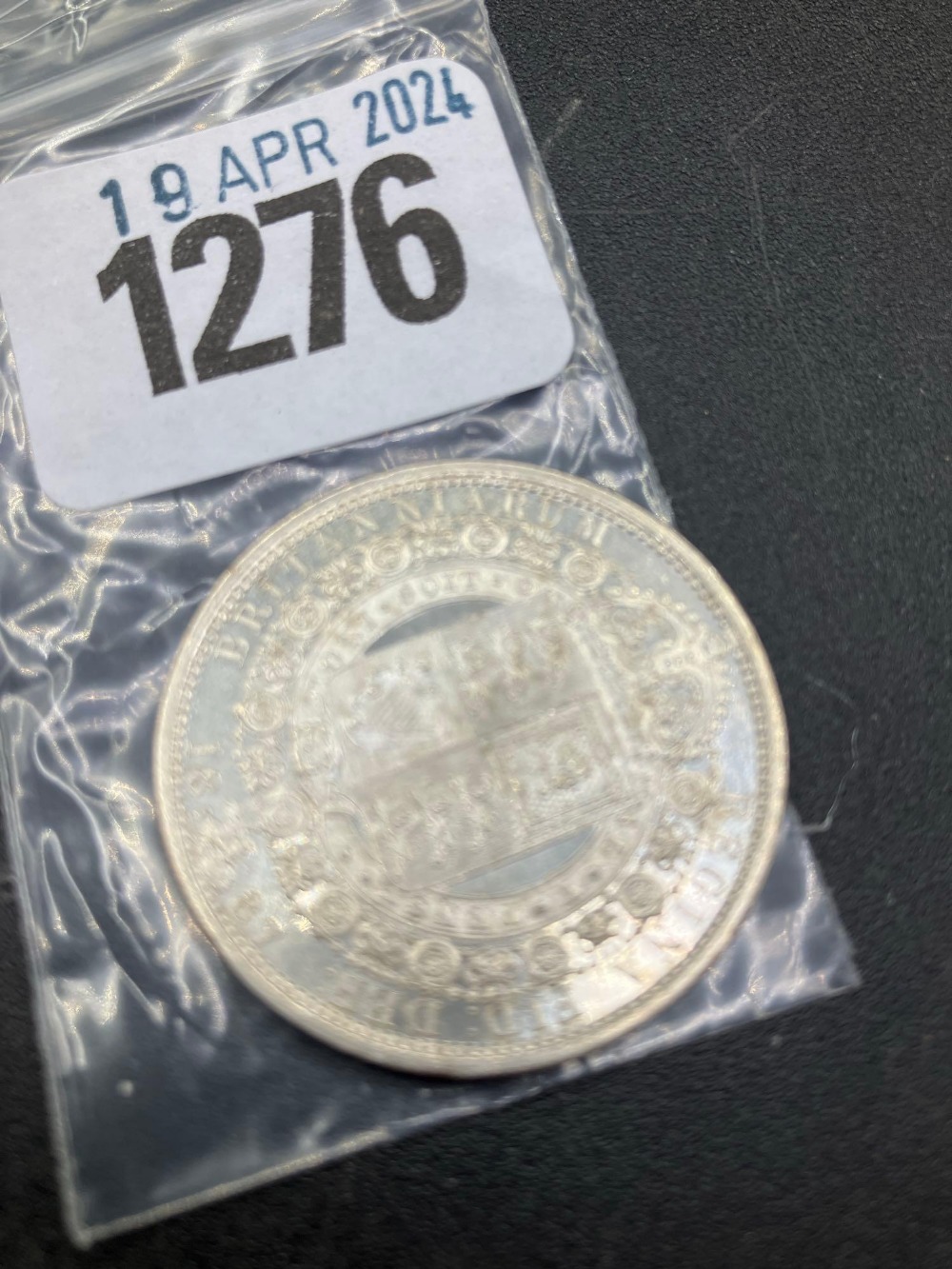 1887 Halfcrown near mint condition - Image 2 of 2