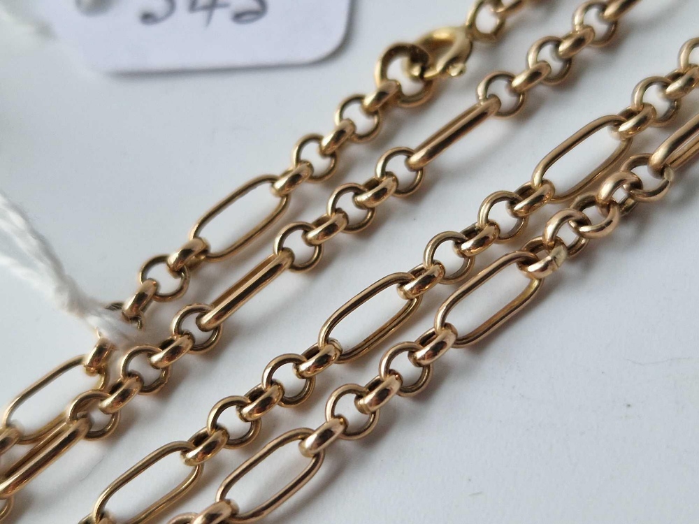 A fancy 9ct neck chain, - Image 2 of 2