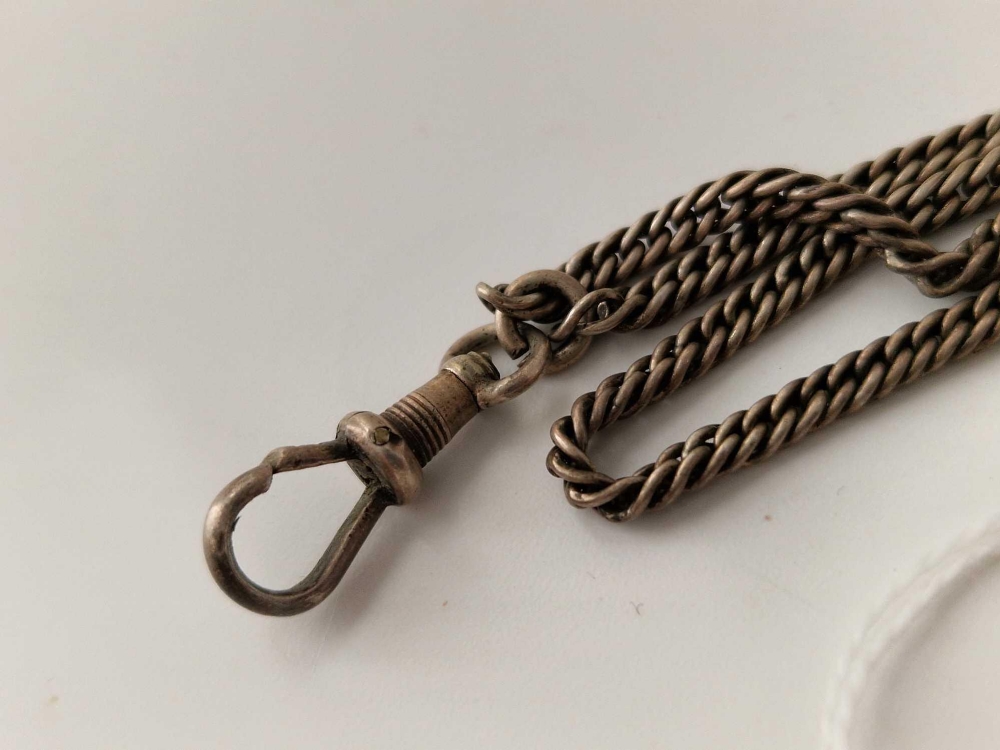 A silver guard chain, 29 inch, 37 g - Image 3 of 3