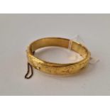 A rolled gold bangle