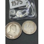 Australia florin 1910 + shilling 1914 better grade