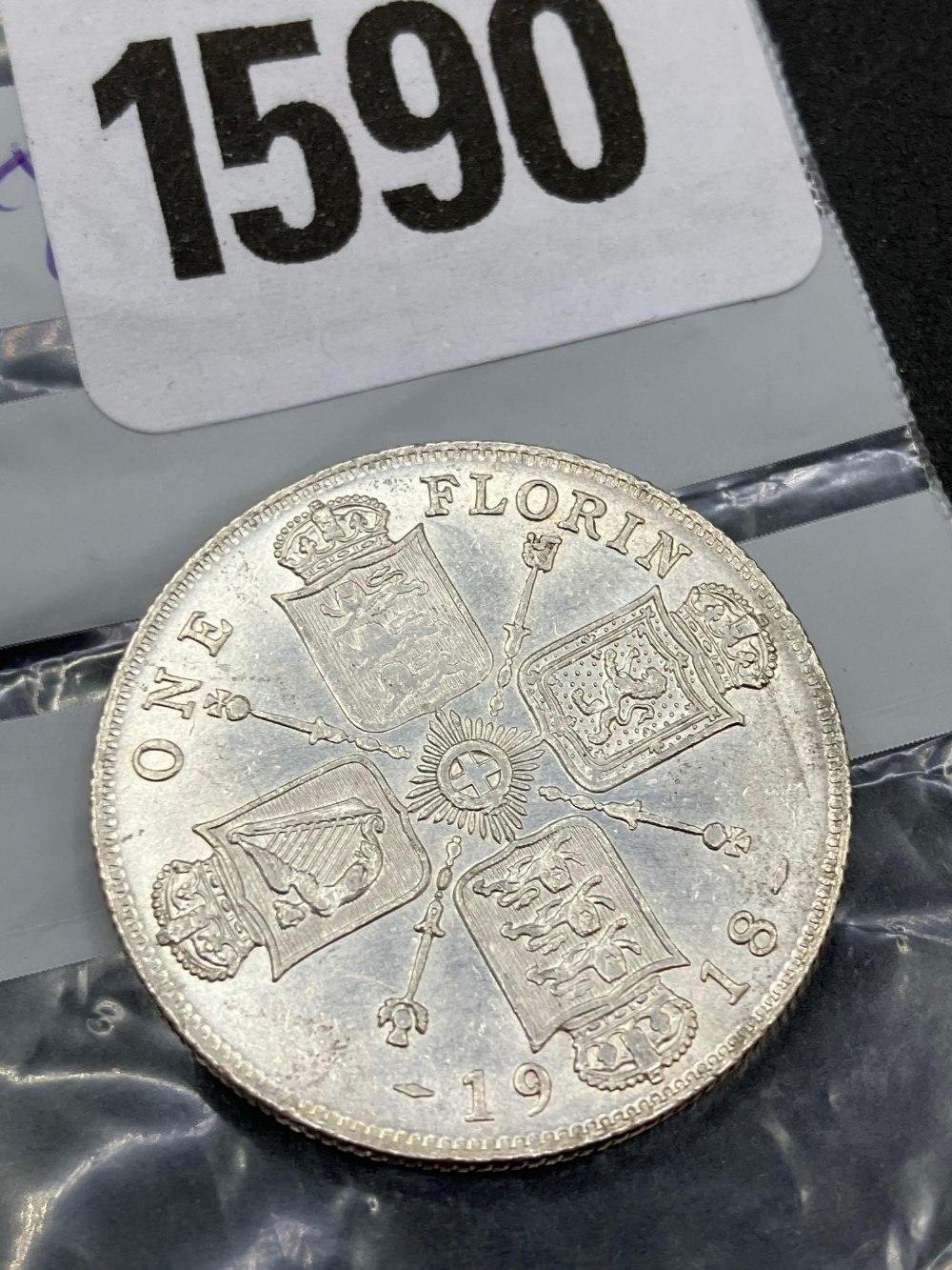 1918 Florin Godd condition - Image 2 of 2