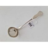 An unusual early Victorian Scottish sauce ladle, Glasgow 1858 by TRT, 50g