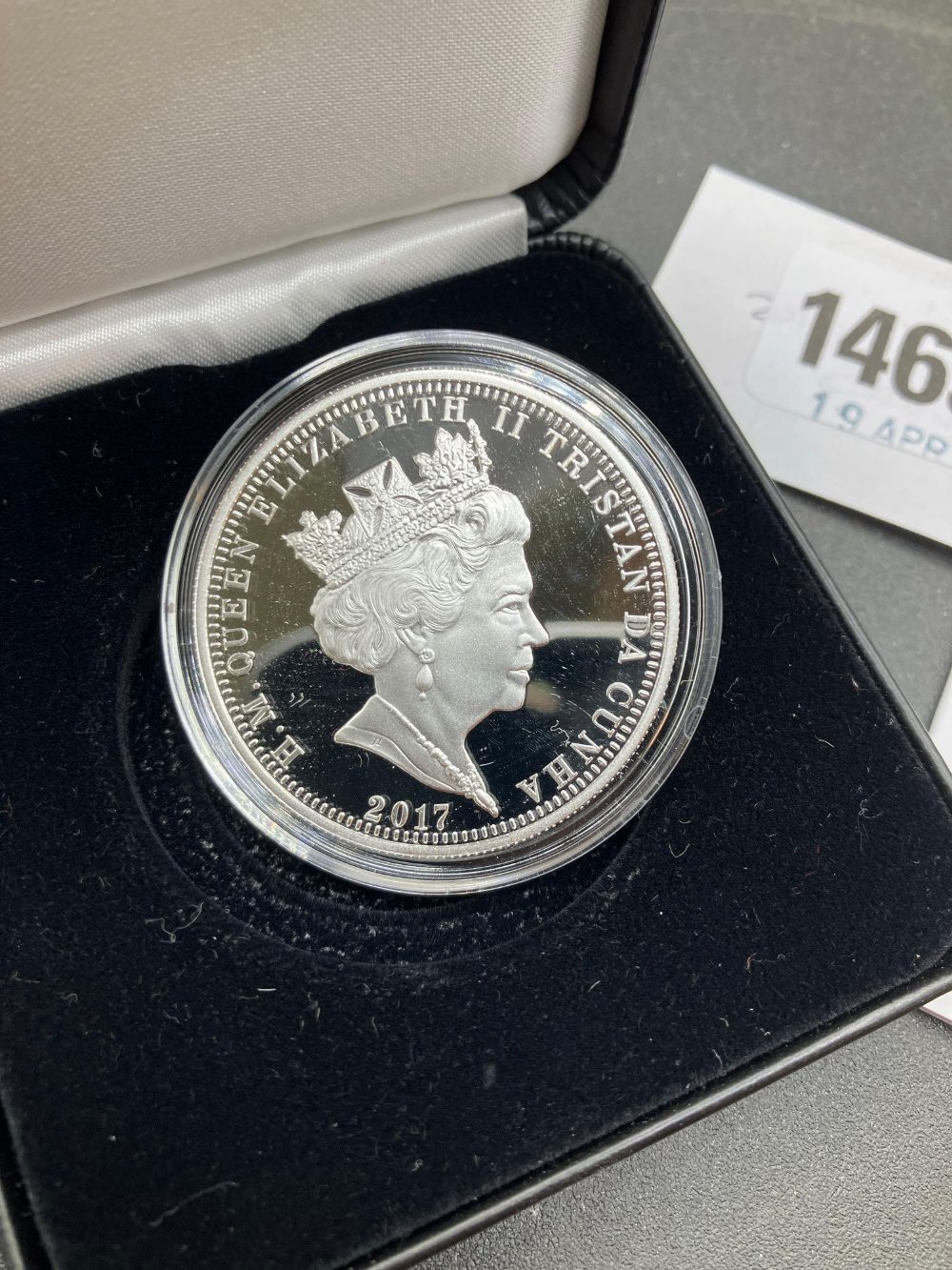 2017 silver proof crown - Image 2 of 2