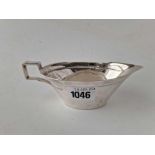 An Art Deco style sauce boat, 6.5 inches long, Sheffield 1942 by R&B, 130 g