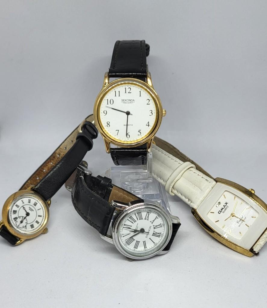 4 Watches to Include Sekonda and Montine W/O