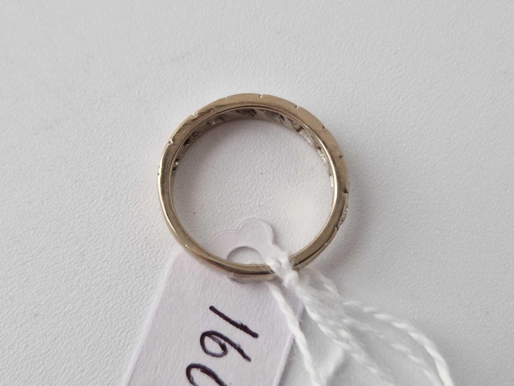 18ct diamond set half eternity ring, size M, 4g - Image 3 of 3