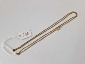 A neck chain, 15ct, 20 inch, 3.3 g