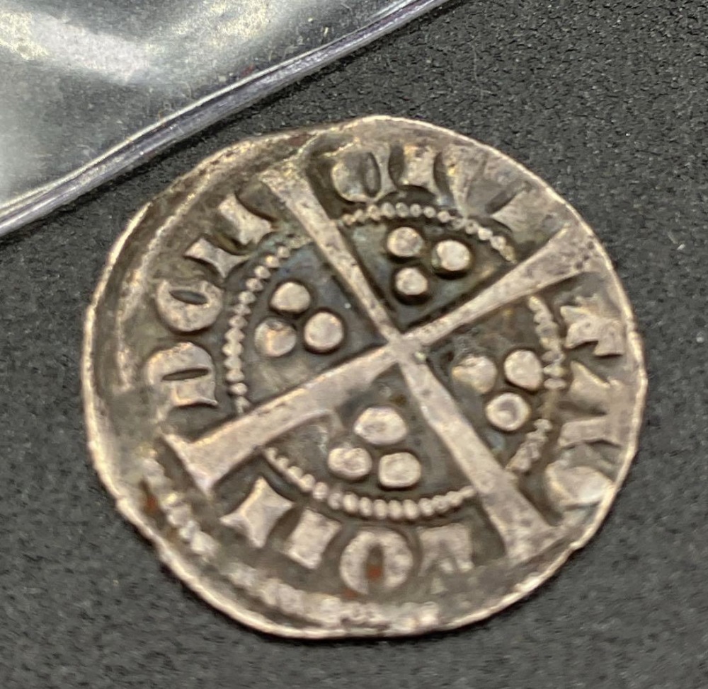 Edward hammered penny - Image 2 of 2