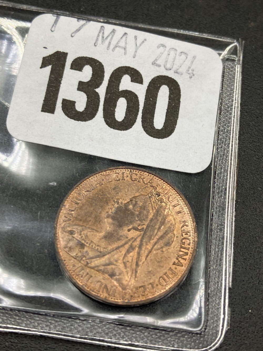 Farthing 1895 prooflike