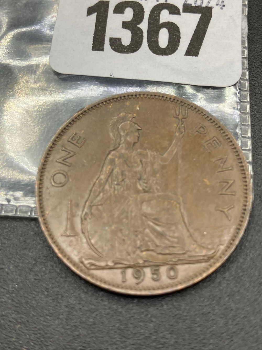 1950 Penny Rare date - Image 2 of 2