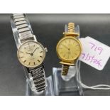 Two ladies OMEGA wrist watches