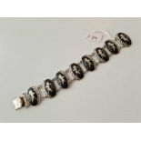 A Siam silver bracelet 7 inch