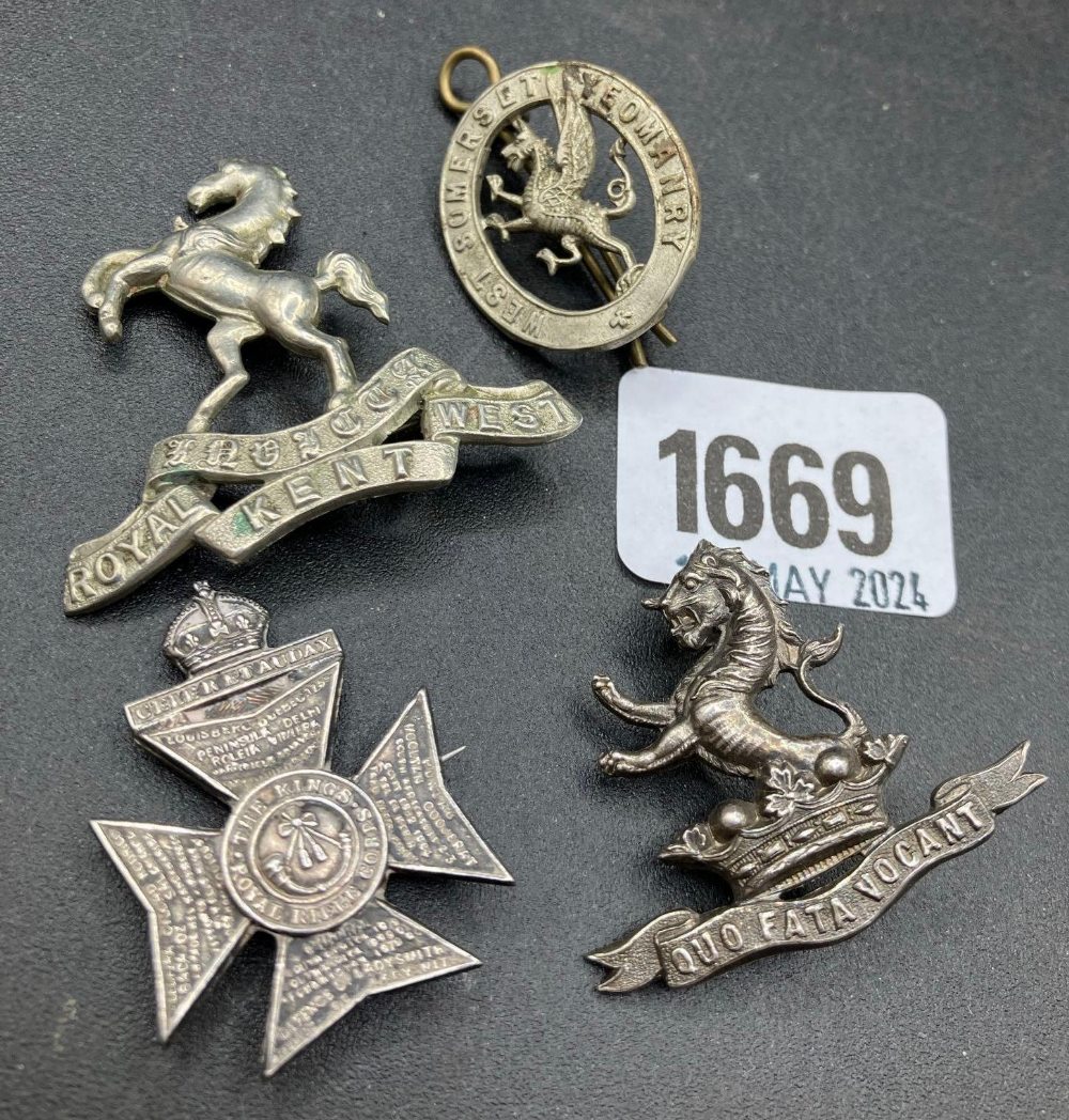 Four Military Badges