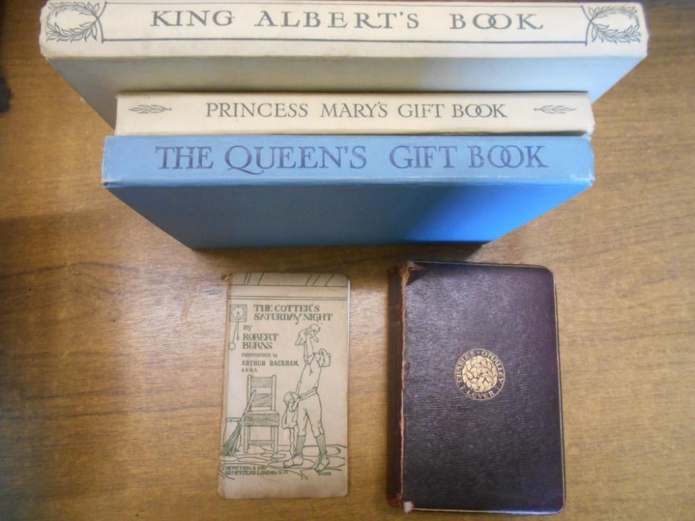 RACKHAM, A. 5 books with contributions by Rackham, incl. The Cotter's Saturday Night (1910), Charles