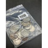 One bag of Dutch coins, including 1924 - 1928