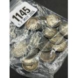 Pre 1920 silver 3d, 35g