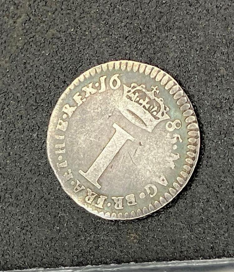 A 1685 silver penny - Image 2 of 2