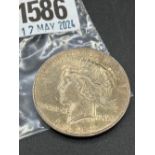 USA silver dollar 1924