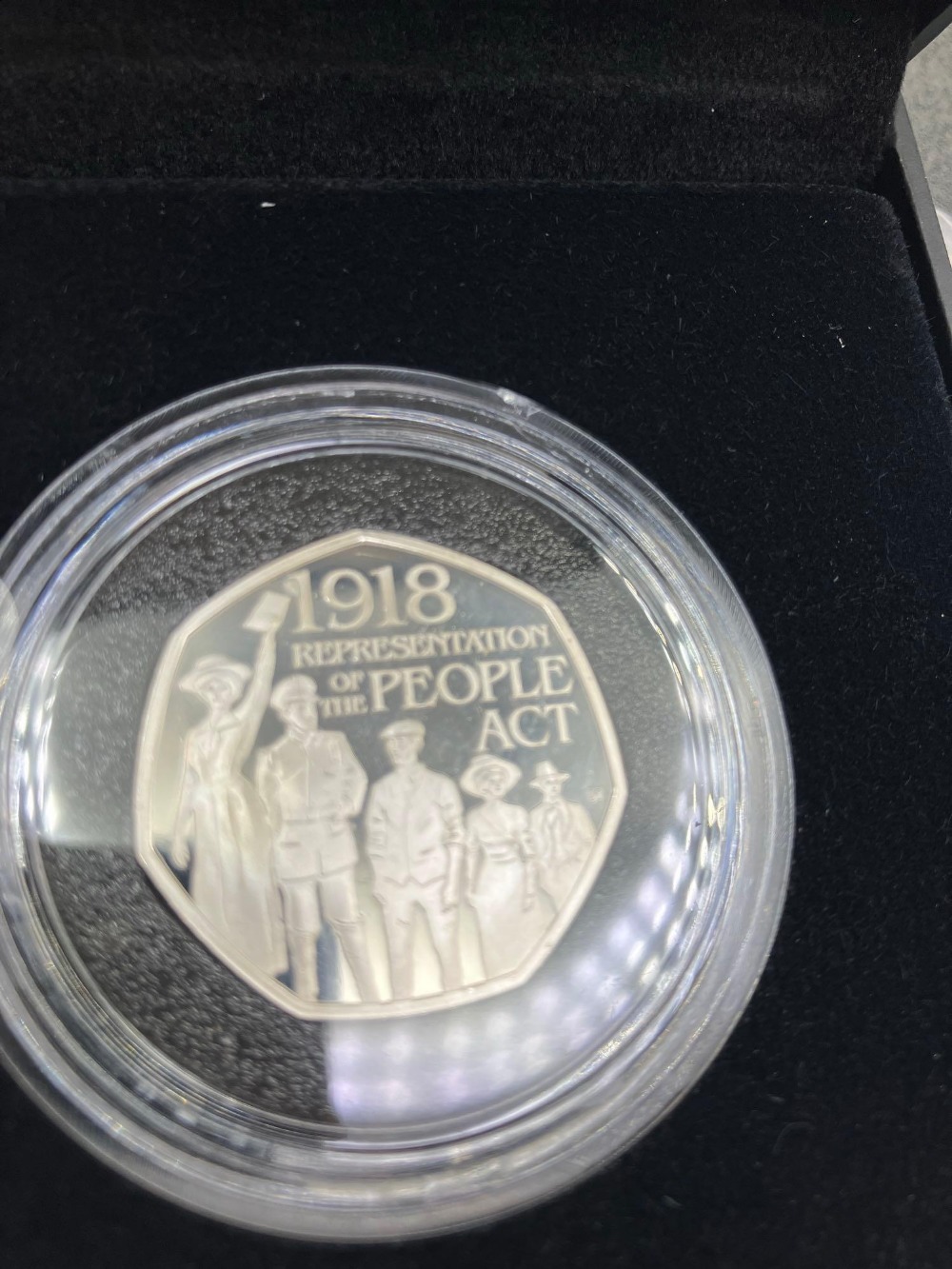 Representation of the people act silver proof 50p - Image 2 of 2