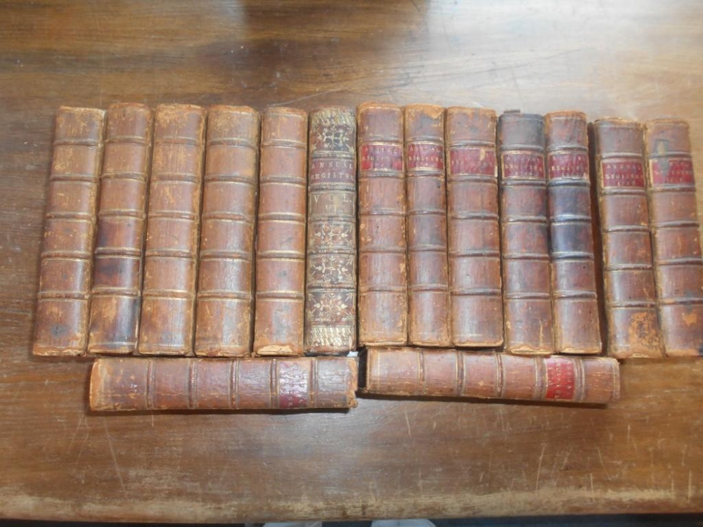 The Annual Register... History, Politics and Literature 15 vols. 1758-1771, London, (2 copies of