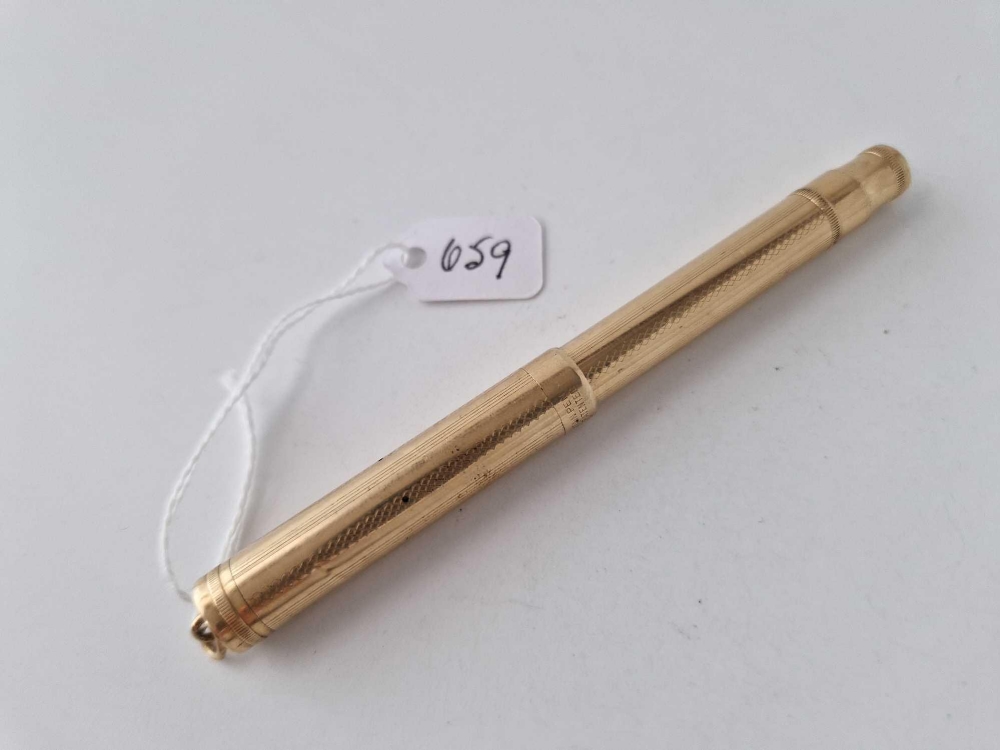 A gold filled PARKER pen with 14ct nib - Image 2 of 3