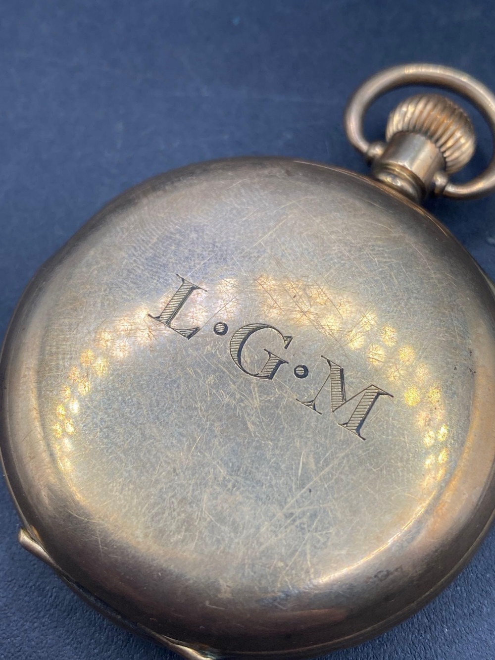 A WALTHAM rolled gold pocket watch with seconds dial - Image 3 of 3