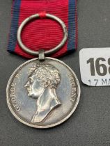 WATERLOO MEDAL SGT J CRAMPTON 11TH DRAGOONS