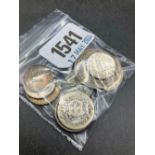 Foreign silver coins, 44g