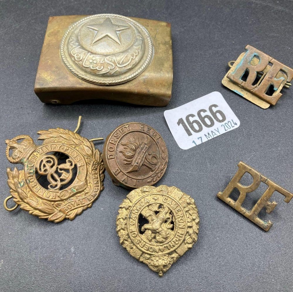 Four Military Badges