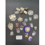 Assorted silver fobs and cufflinks 55 gms