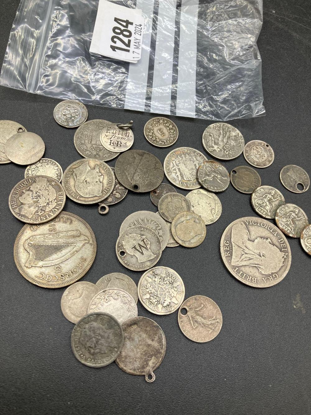 Scrap silver and other coinage, 110g