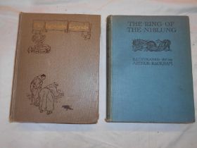 RACKHAM, A. Ingoldsby Legends 1919, London, 4to orig. cl. 24 cold. plts. plus Ring of the Niblung