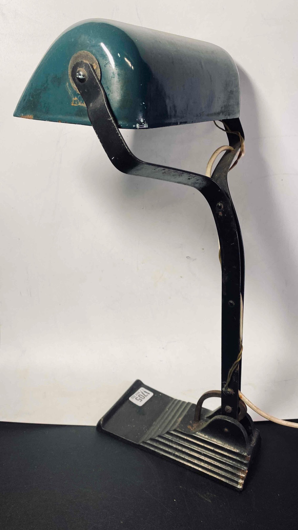 Retro desk lamp with green shade - Bild 3 aus 3