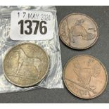 IRISH Pennies 1931/33/59 Better grade