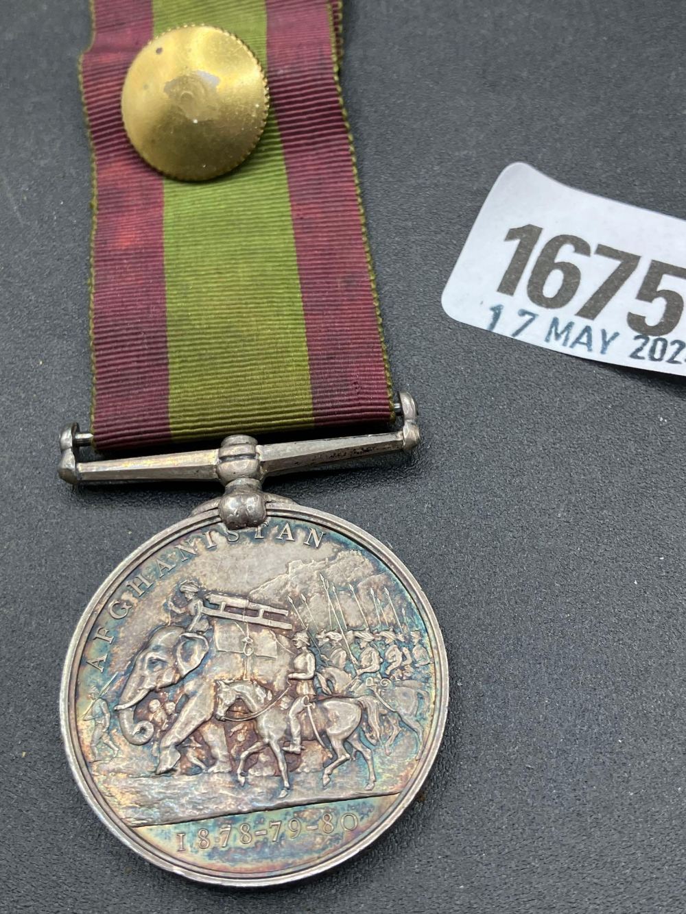 A Victorian AFGANISTAN medal to PTEG Yandall of the 66 Foot Reg