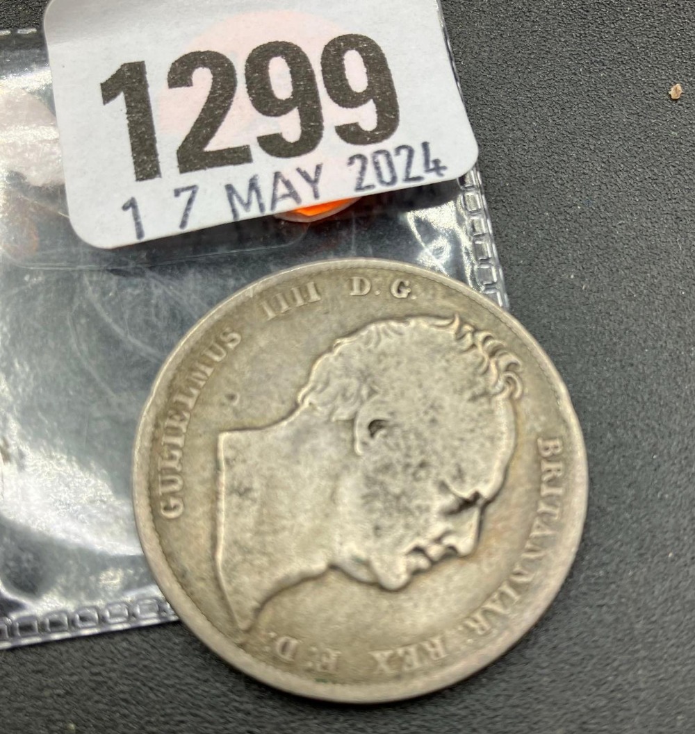 A George IV half crown 1836