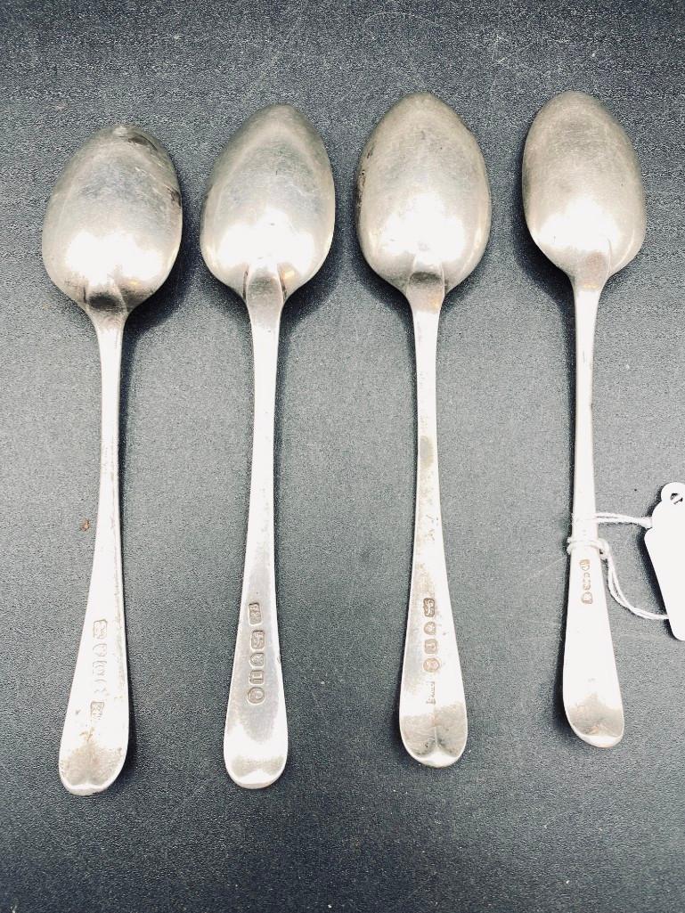 4 Hester Bateman spoons - Bild 3 aus 3