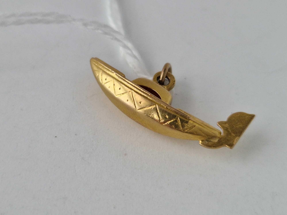 A Gondola charm 18ct gold 1.7 gms - Image 3 of 3