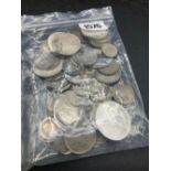 Foreign silver coins 460g