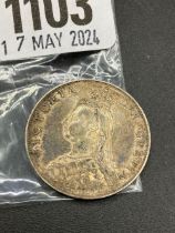 Florin 1887, better grade