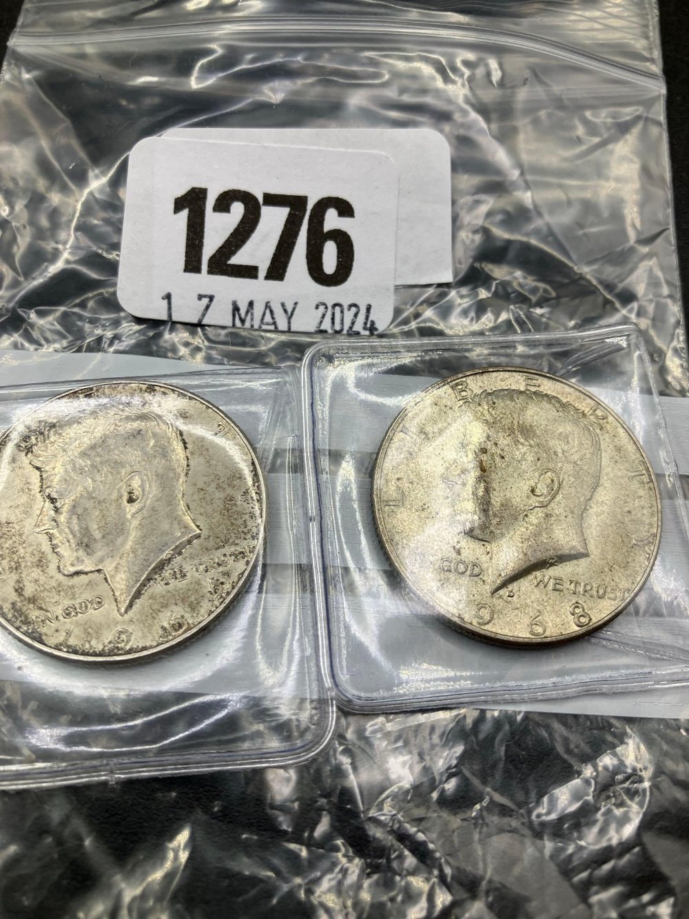 USA Kennedy half dollars 1968/1964 (2)