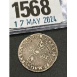 Sixpence 1697