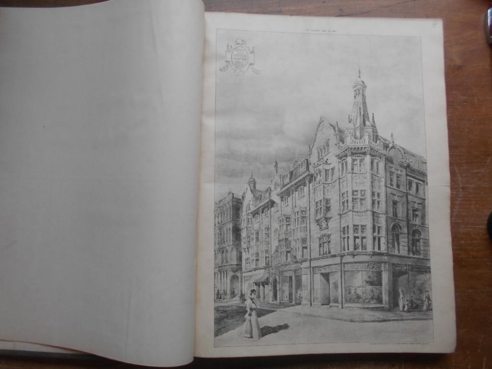 ARCHITECTURE bnd. fol. of architectural photolithos from 'The Builder' 1901-02