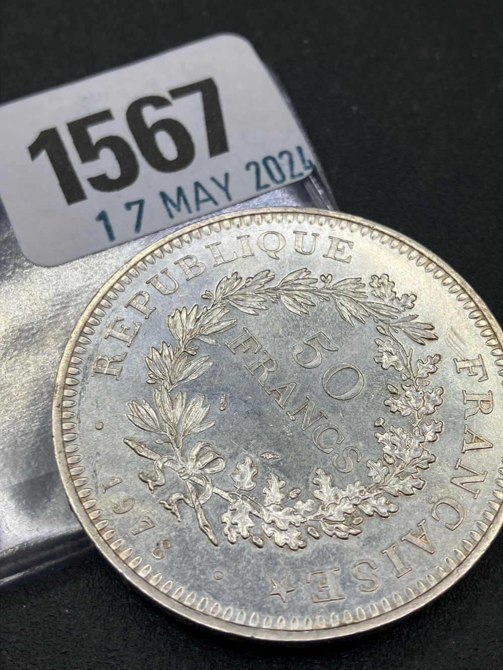 French silver 50 francs - Bild 2 aus 2
