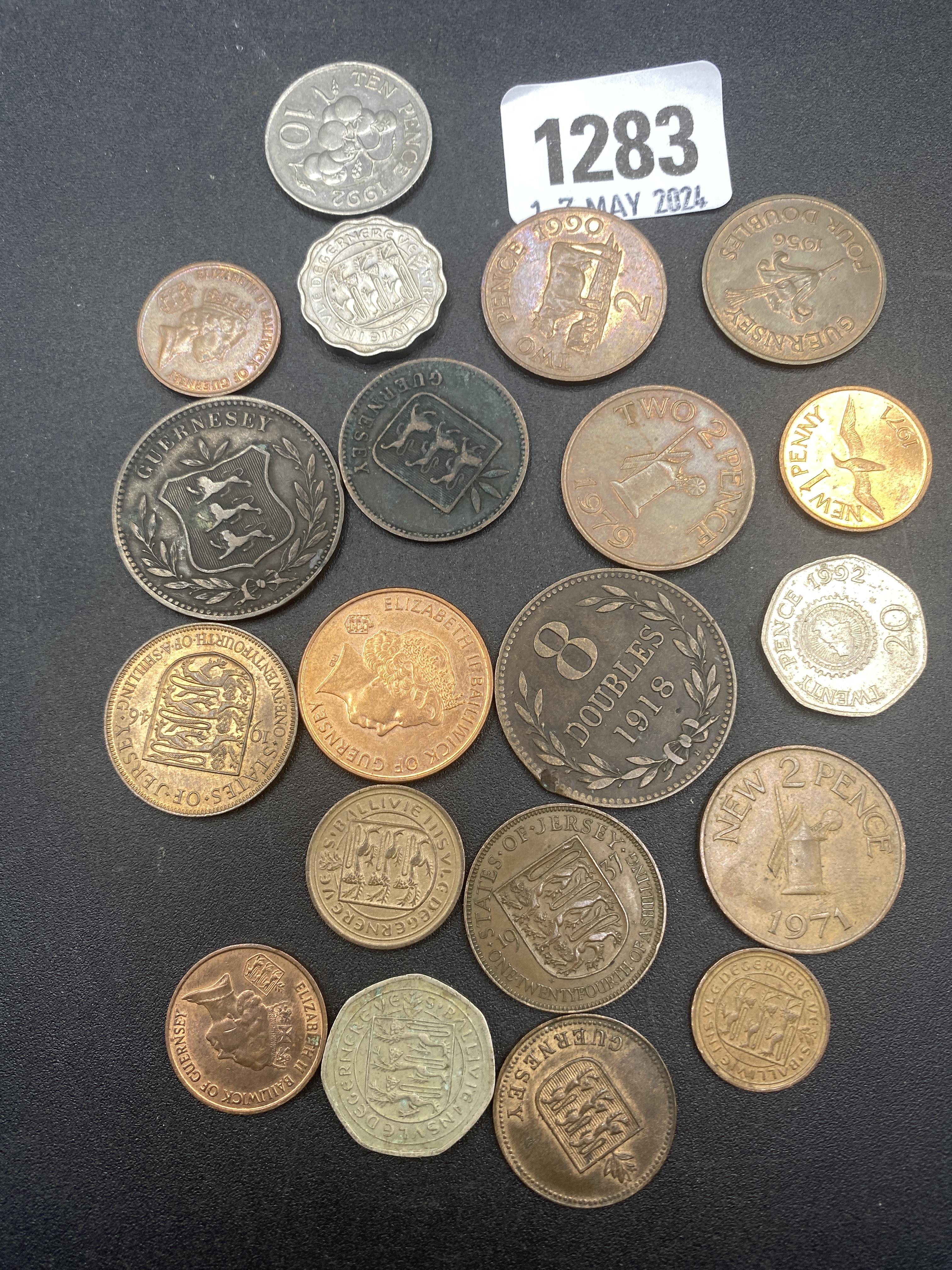 Guernsey and Jersey coins - Image 2 of 2