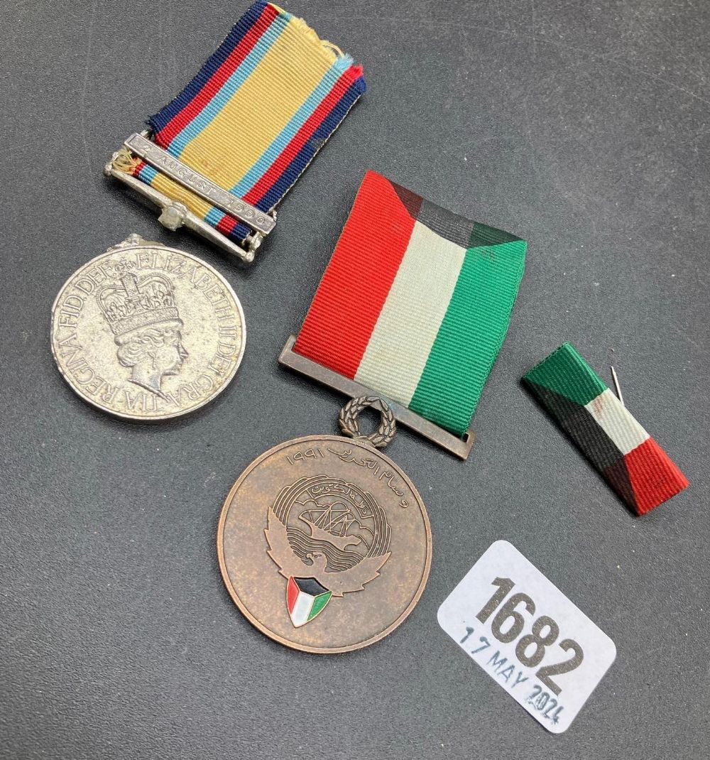 Two Gulf War medals
