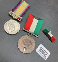 Two Gulf War medals